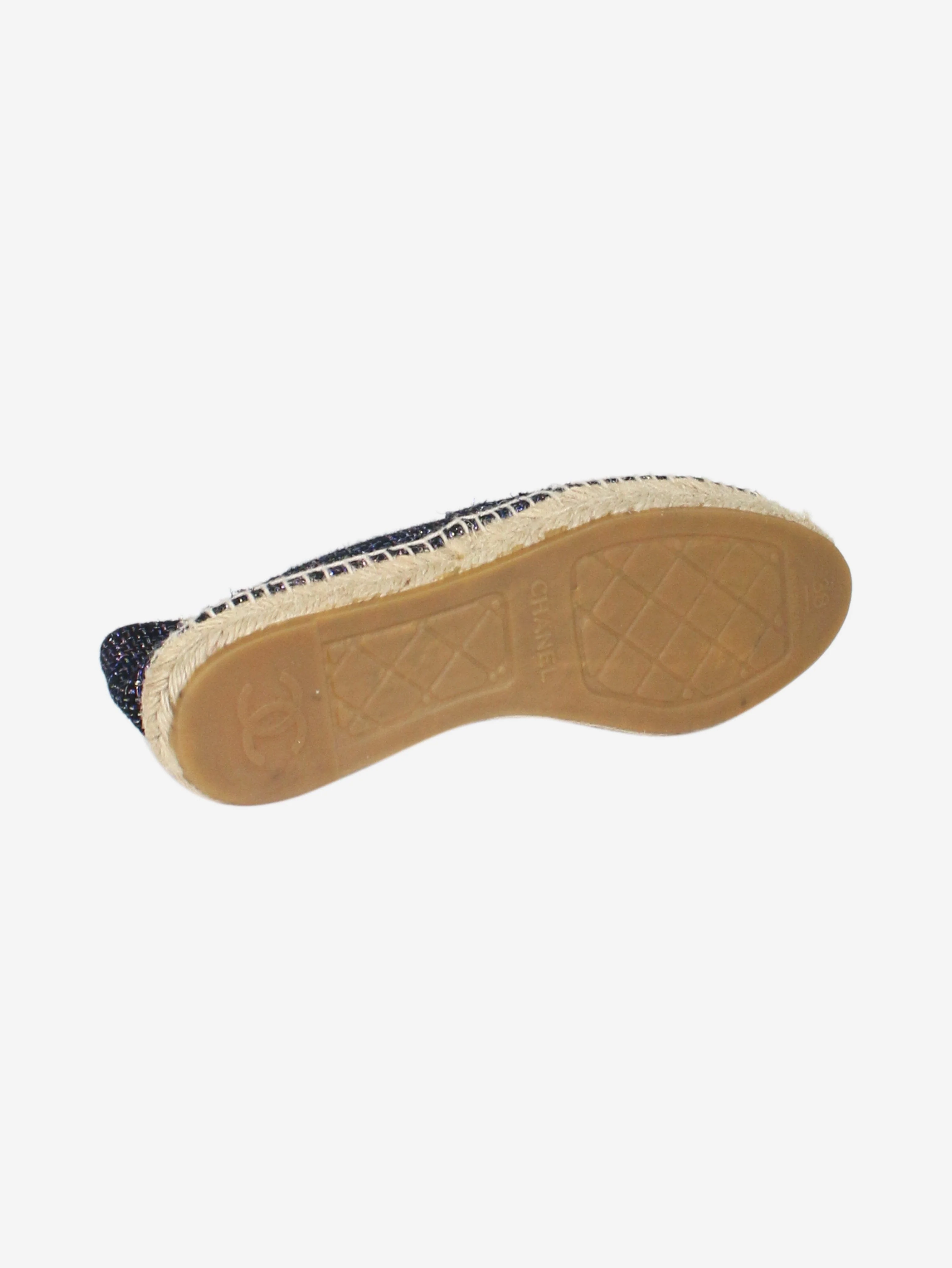 Dark blue sparkly espadrilles - size EU 38 - Image 4