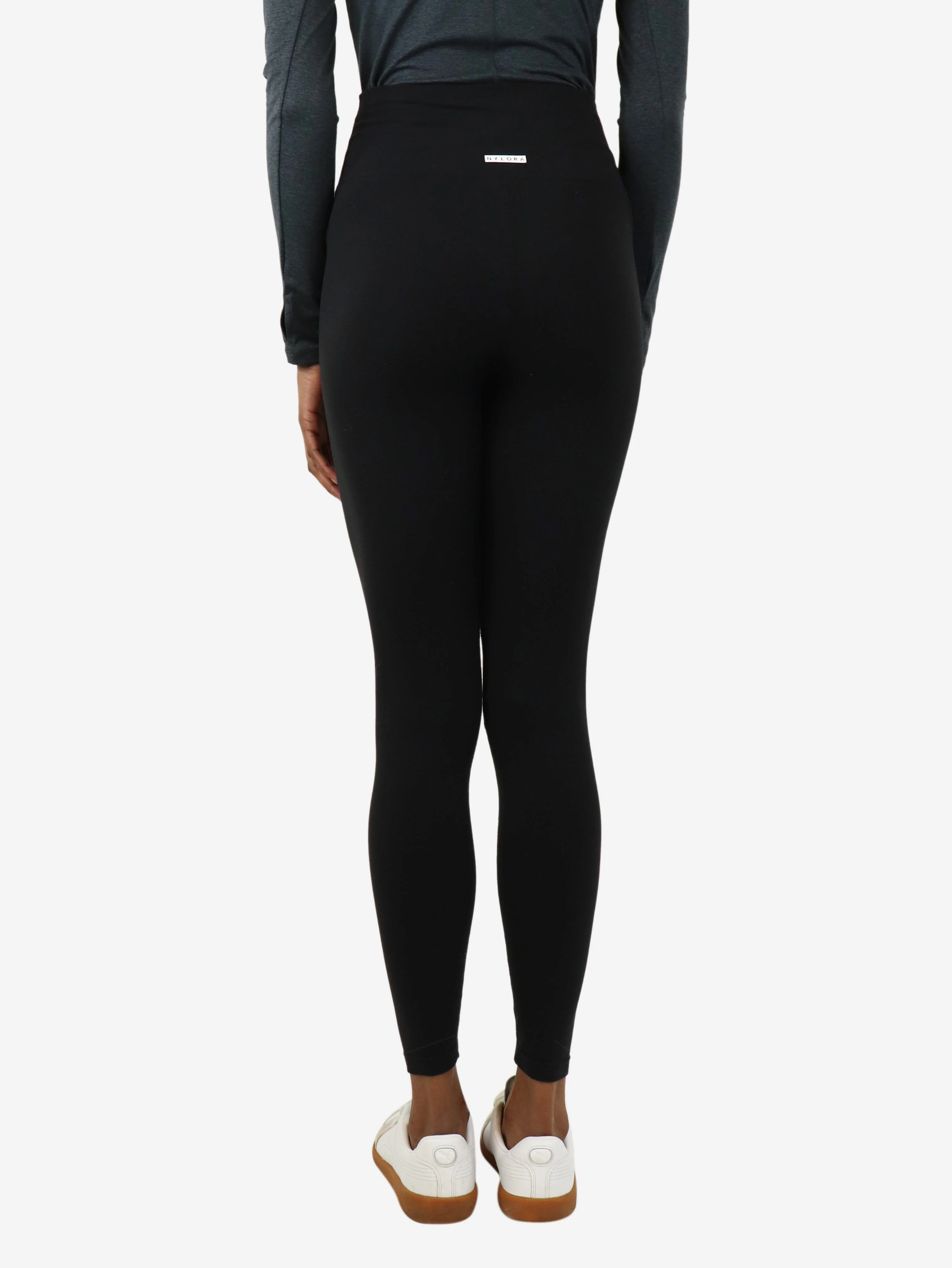 Black high-waisted leggings - size S - Image 3