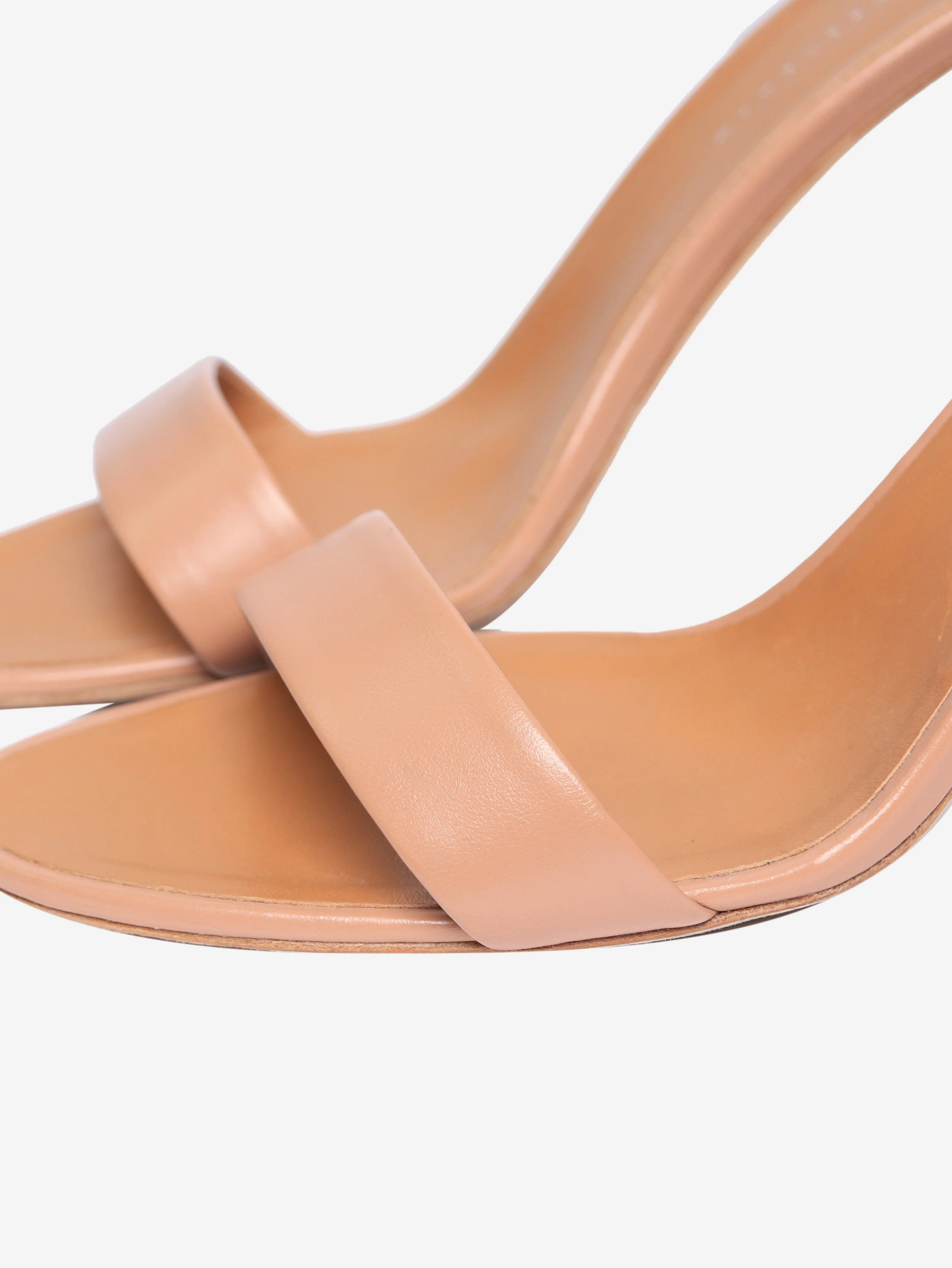 Blush leather sandal heels - size EU 41 - Image 4